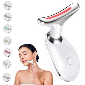 BUFFER® 7 Farklı Işık Modlu Titreşimli Boyun Ve Yüz Ems Güzellik Cihazı